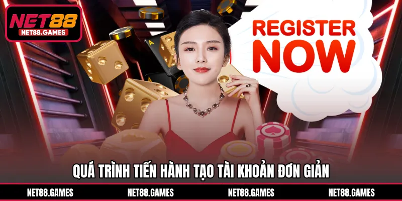 Quá trình tiến hành tạo tài khoản đơn giản